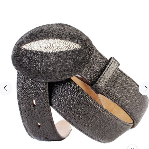 Veari Genuine Stingray Belt - Size 34 - Picture 1 of 7